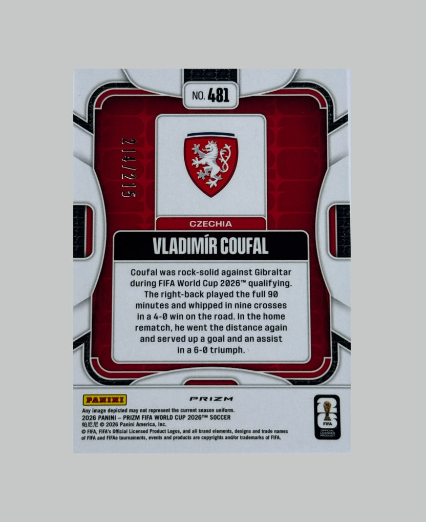 Panini Prizm World Cup 2026 Vladimir Coufal 214/215
