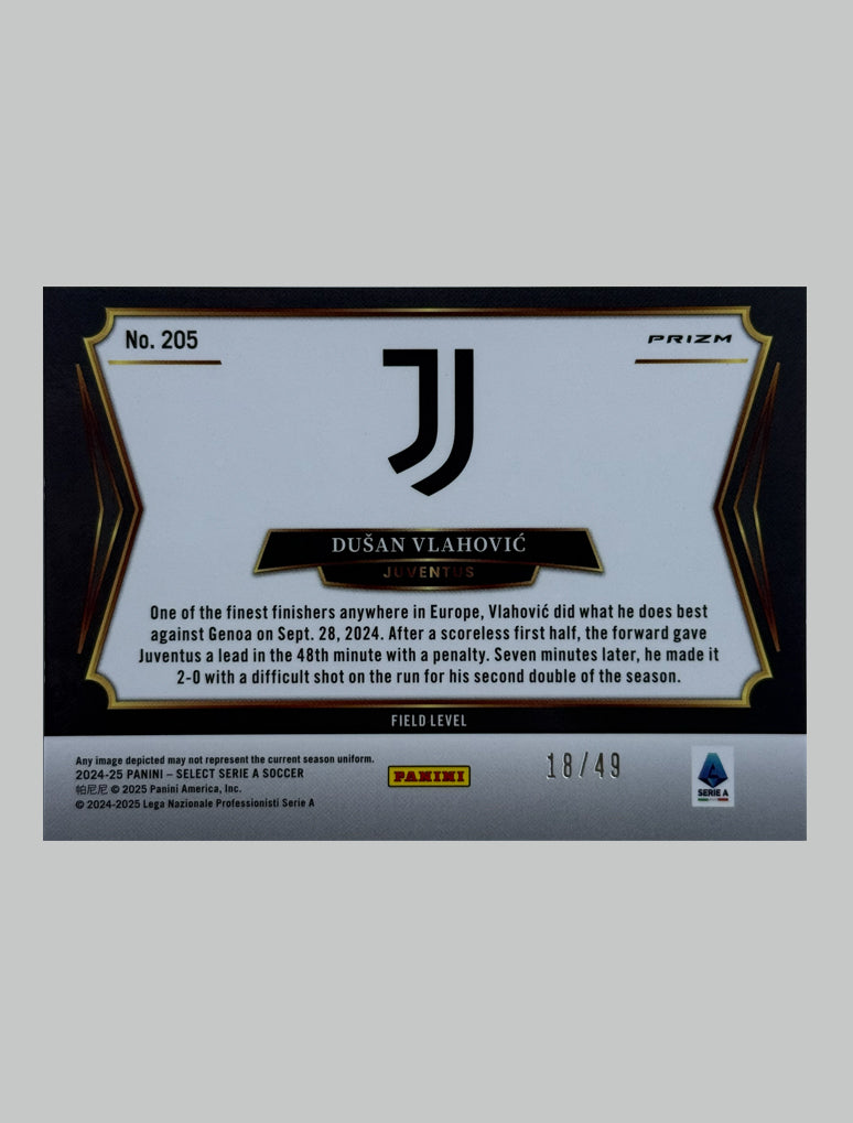 Panini Select Serie A 2024-25 Dusan Vlahovic 18/49