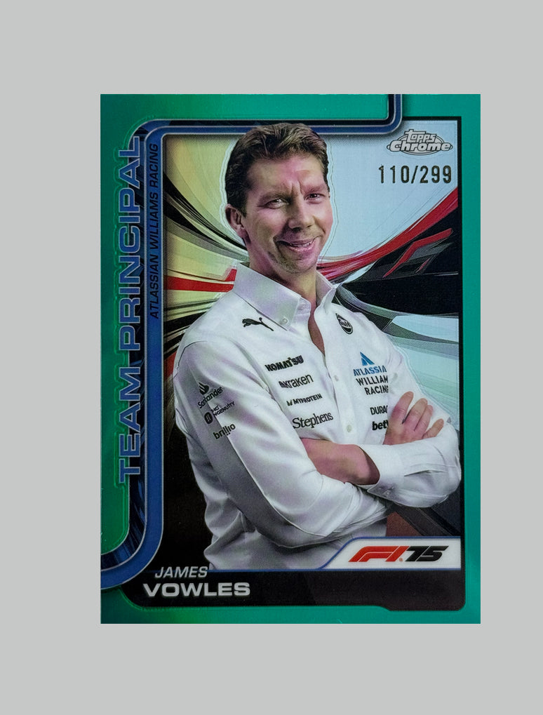 Topps Chrome F1 2025 James Vowles 1110/299