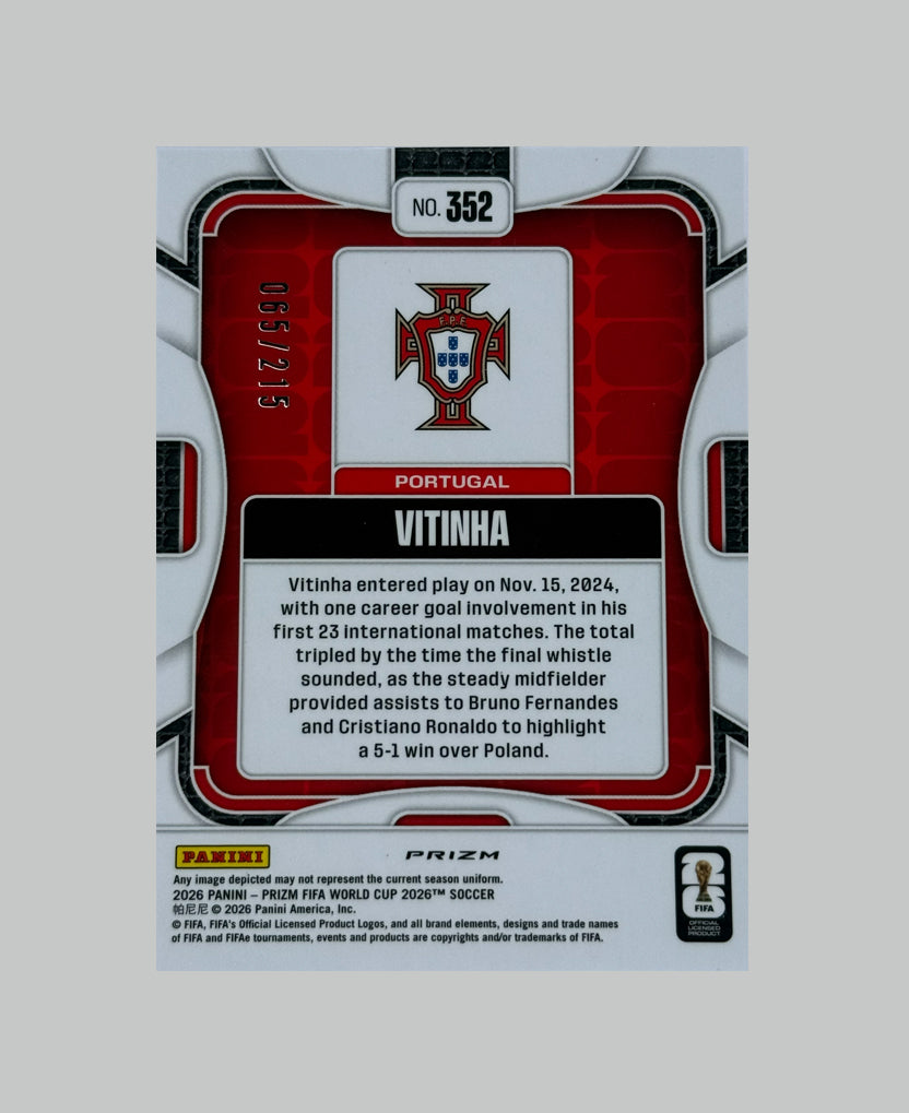 Panini Prizm World Cup 2026 Vitinha 065/215