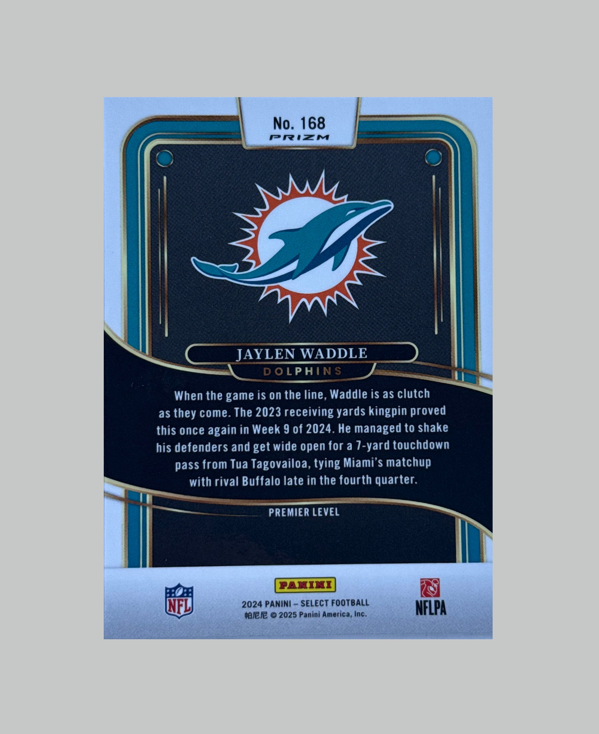 Panini Select Jaylen Waddle Refractor
