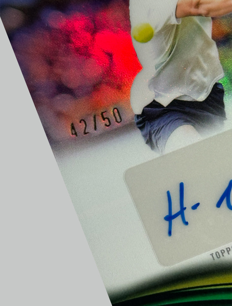 Topps Chrome Tennis 2025 Harry Wendelken 42/50 Auto