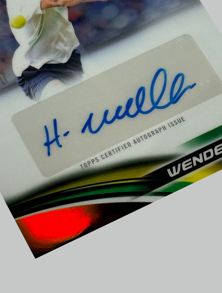 Topps Chrome Tennis 2025 Harry Wendelken 42/50 Auto