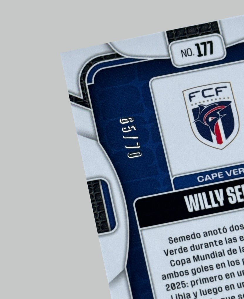 Panini Prizm World Cup 2026 Willy Semedo (RC) 65/70