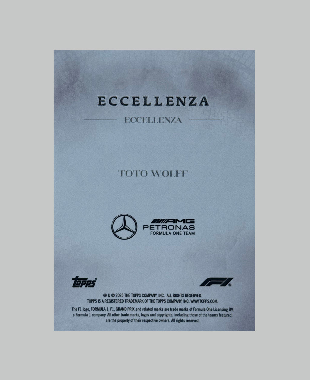 Topps F1 Ecellenza 2025 Toto Wolff
