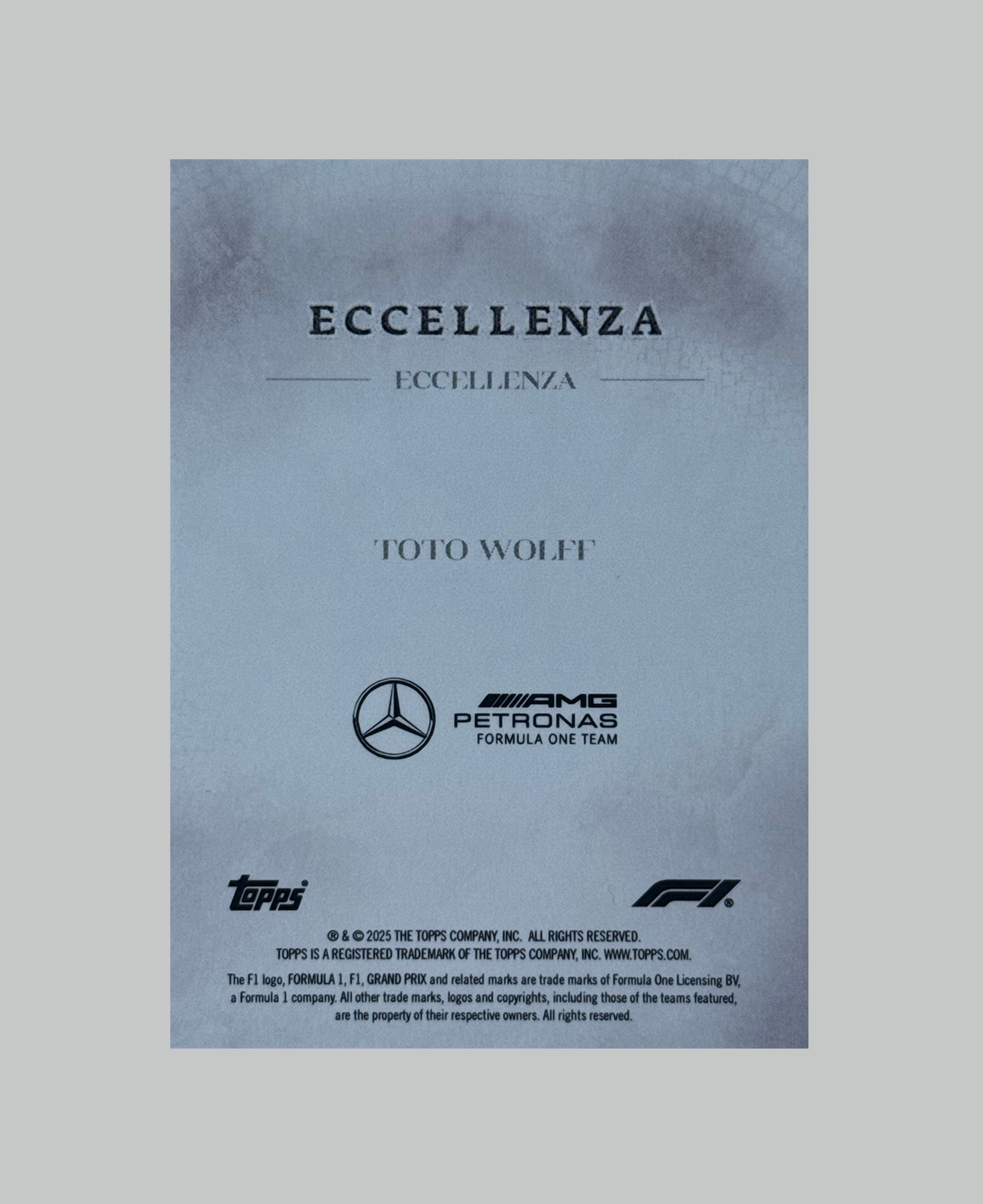 Topps F1 Ecellenza 2025 Toto Wolff
