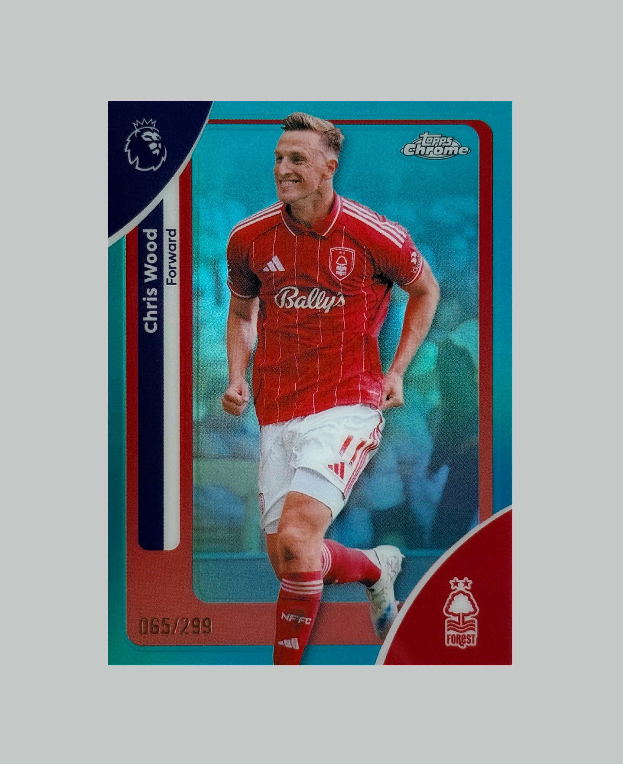 Topps Chrome Premier League 2026 Chris Wood 065/299