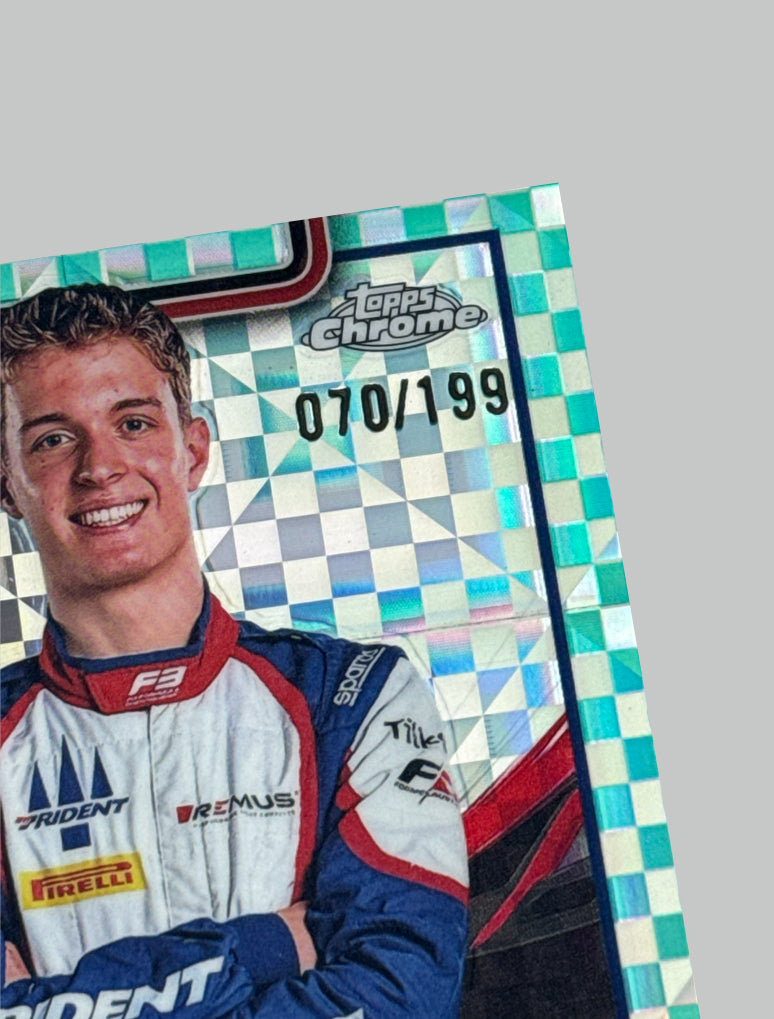 Topps Chrome F1 2025 Charlie Wurz 070/199