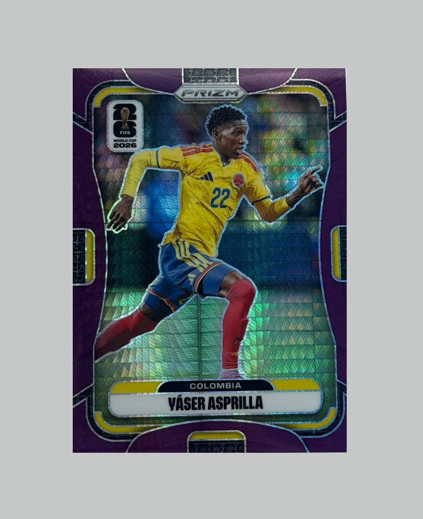 Panini Prizm World Cup 2026 Yaser Asprilla 019/299