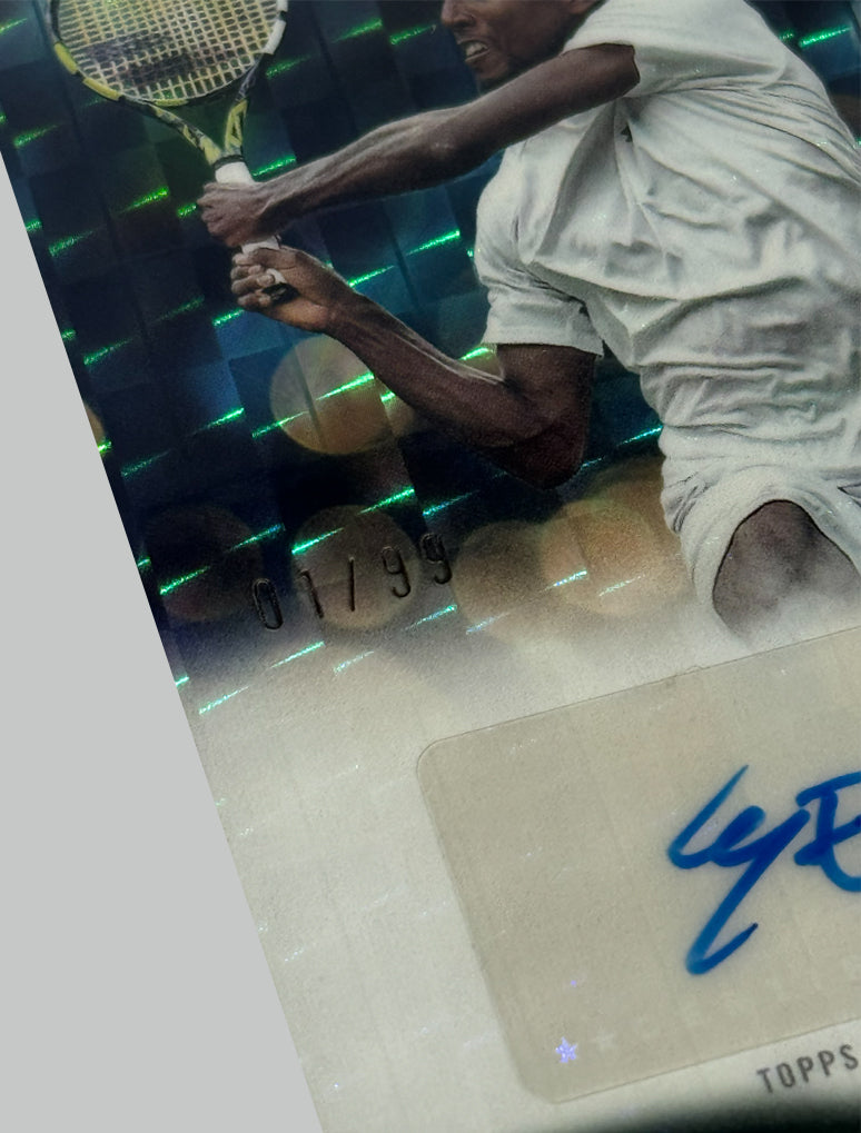 Topps Chrome Tennis 2025 Elias Ymer 01/99 Auto