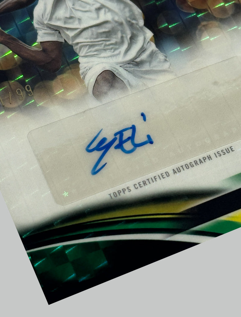 Topps Chrome Tennis 2025 Elias Ymer 01/99 Auto