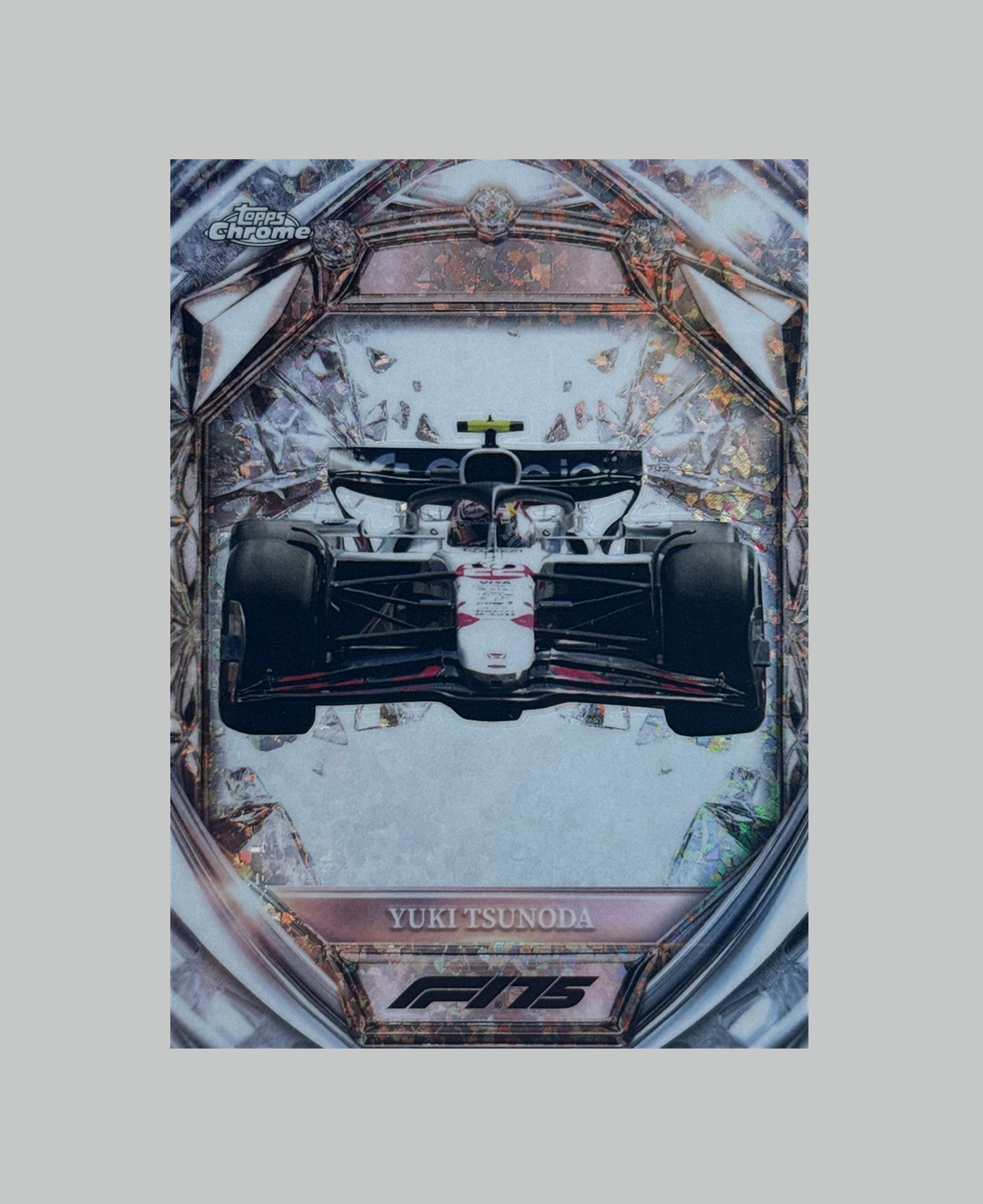 Topps Chrome F1 Yuki Tsunoda Diamond 75th Anniversary