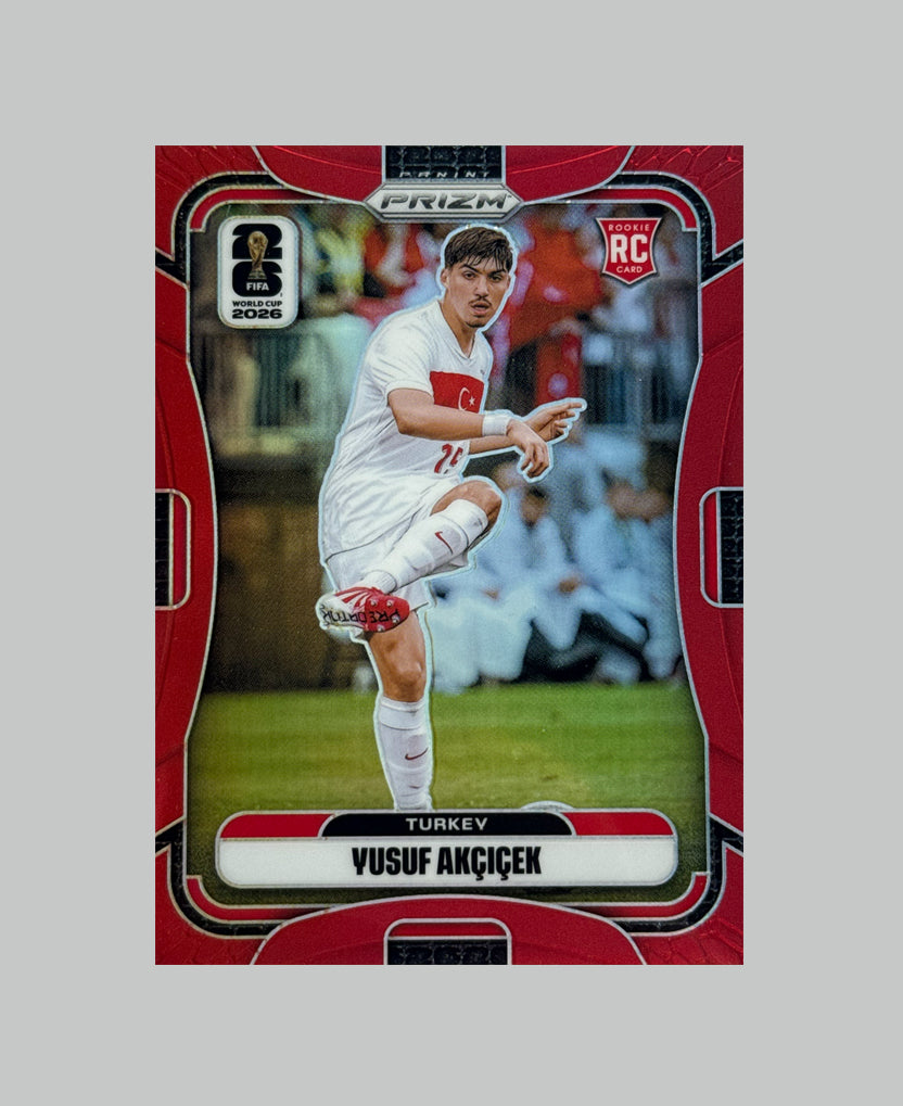 Panini Prizm World Cup 2026 Yusuf Akcicek (RC) 16/50