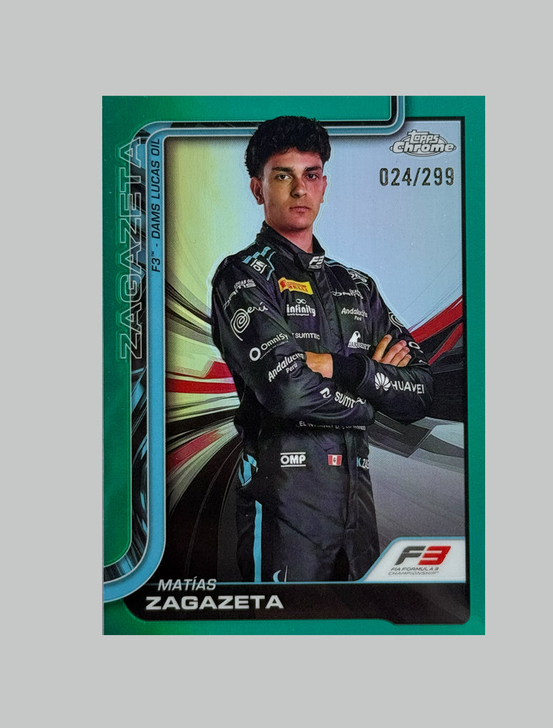 Topps Chrome F1 2025 Matias Zagazeta 024/299