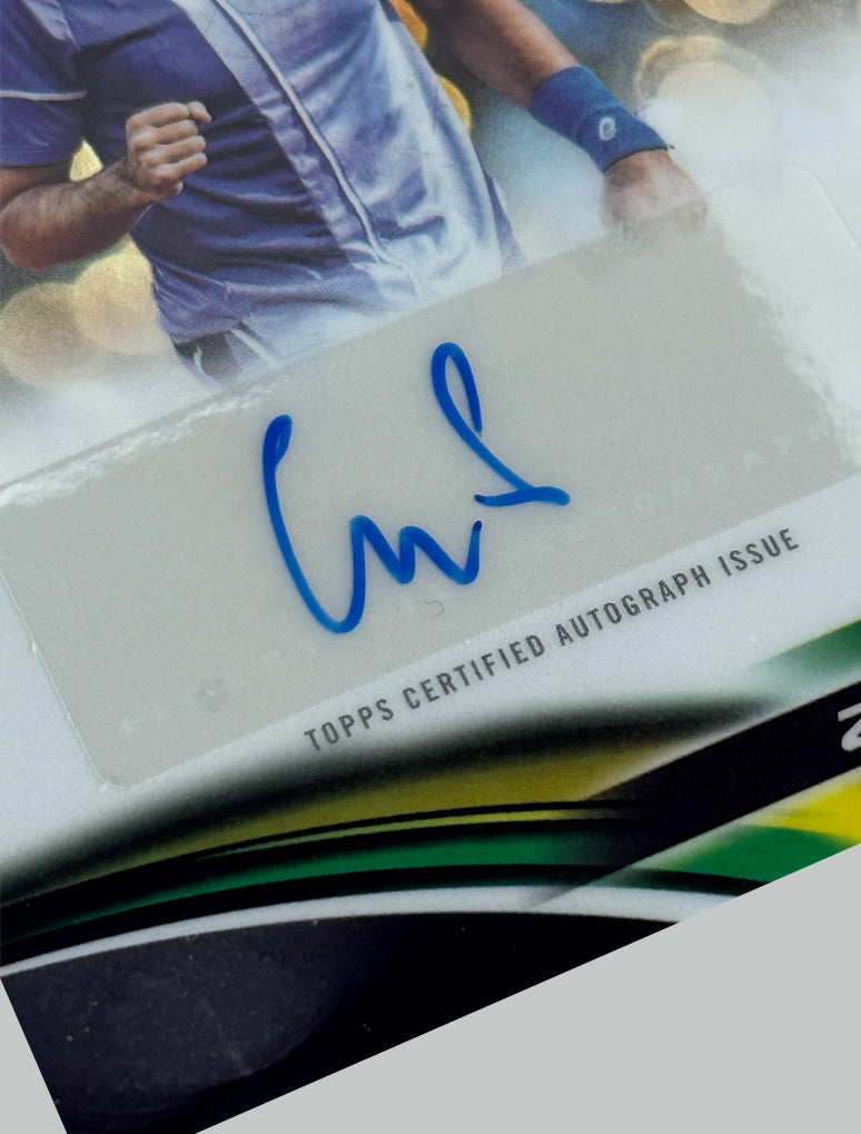 Topps Chrome Tennis 2025 Giulio Zeppieri Auto