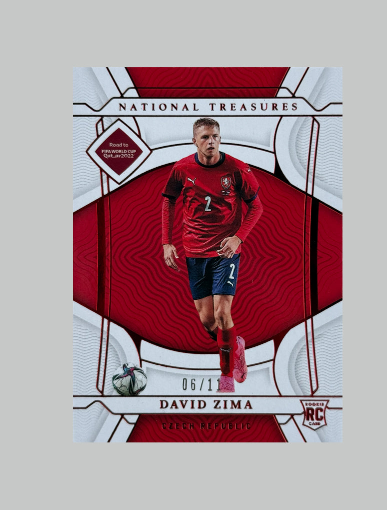 Panini National Treasures 2022 David Zima (RC) 06/11
