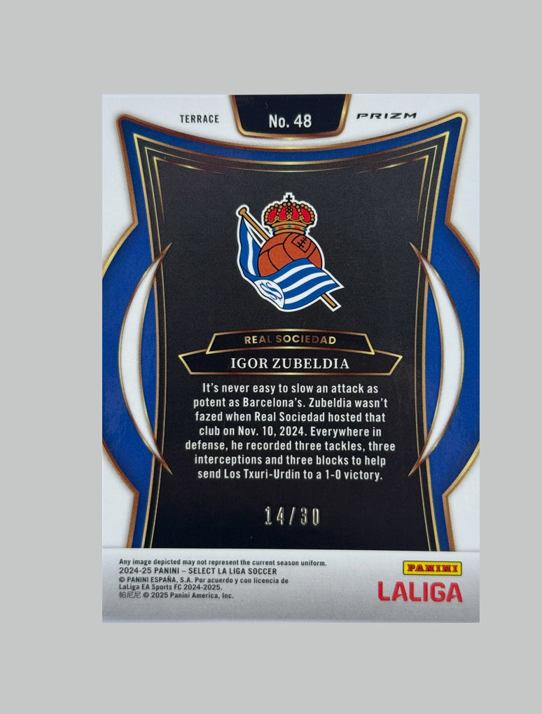 Panini Select La Liga 2024-25 Igor Zubeldia 14/30