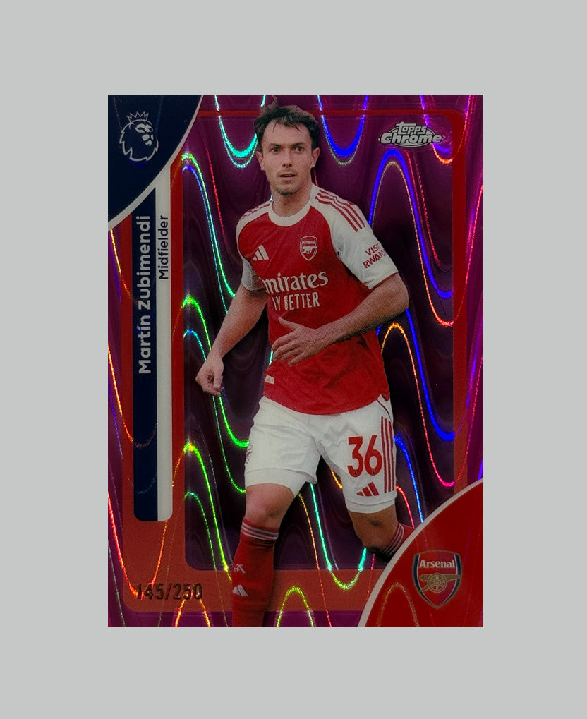 Topps Chrome Premier League 2026 Martin Zubimendi 145/250